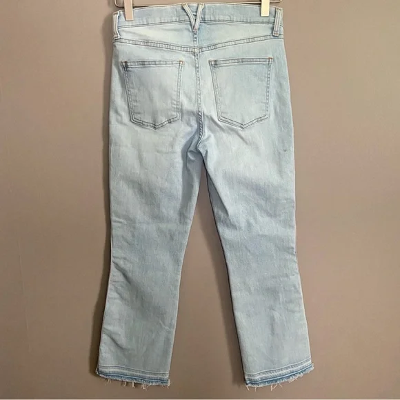 New Veronica Beard Carolyn Tuxedo Stripe Baby Boot Jeans Size 28/6 - Picture 4 of 11